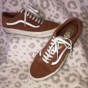 Vans Suede Low Top Sneakers with Leather accent